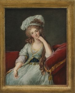 Portret Louise Marie Adelaide de Bourbon-Ponthievre, księżnej Orleanu autorstwa Elisabeth Louise after Vigee Lebrun