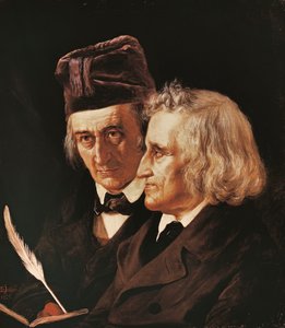 Portret braci Jakuba i Wilhelma Grimm