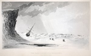 The Pack off Sylvia Headland, ilustracja z „Drugiej wyprawy Grinnell w poszukiwaniu Sir Johna Franklina...”, 1856 autorstwa Elisha Kane