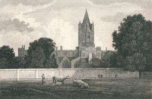 „Katedra Christ Church, Oksford”, 1811 r. autorstwa Elizabeth Byrne