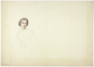 Studium portretu kobiecego autorstwa Elizabeth Murray