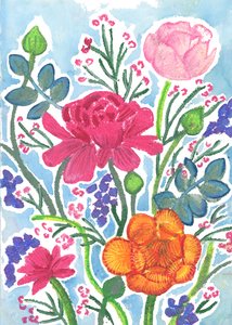 Ranunculus, 2018 (pastel olejny)