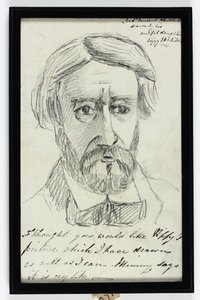 Sir St Vincent Keene Hawkins-Whitshed Bart (ołówek na papierze) autorstwa Elizabeth Sophia Hawkins Whitshed