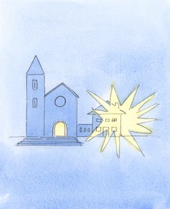 Biskupi i księża powinni budzić się każdego dnia płonąc pragnieniem szerzenia wiary katolickiej, aktywnie myśląc o nowych sposobach jej wyjaśniania i szerzenia., 2004 (w/c na papierze) autorstwa Elizabeth Wang