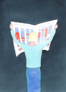 Wydawcy katoliccy ponoszą wielką odpowiedzialność za dostrzeżenie, że na ich łamach dominuje prawda, a nie fałsz, herezja czy przeinaczenie, 2003 (w/c na papierze) autorstwa Elizabeth Wang
