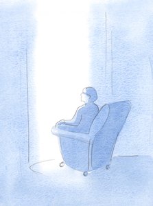 Chrystus wprowadził moją duszę nagle w życie Trójcy Przenajświętszej, miejsce łaski i bezpieczeństwa, 2000 (w/c na papierze) autorstwa Elizabeth Wang