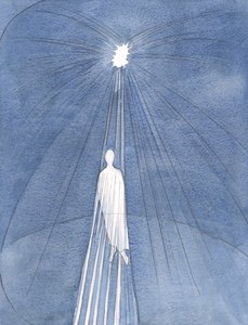 Bóg, nasz Ojciec, z upodobaniem daje nam radość. Daje nam Chrystusa, przez którego się objawia., 2001 (w/c na papierze) autorstwa Elizabeth Wang