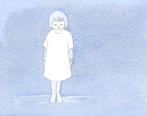 Pokazał mi, jaka jestem jak dziecko w szacie chrzcielnej, po smutku i przebaczeniu, pokucie i zadośćuczynieniu., 2000 (w/c na papierze) autorstwa Elizabeth Wang