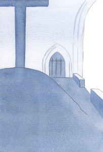 Ból serca, upokorzenie i bezradność były najgorszymi cierpieniami Chrystusa; jak mało kto znosi takie cierpienia dla Niego., 2001 (w/c na papierze) autorstwa Elizabeth Wang