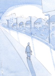 Pamiętam, że byłem młody i doświadczyłem nagłego „nauczania”, które powiedziało mi, że jesteśmy obcy na tej ziemi, 2000 (w/c na papierze) autorstwa Elizabeth Wang