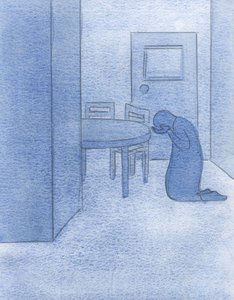 Pamiętam, że potrzebowałem odwagi i woli wyboru tego, co słuszne, 2000 (w/c na papierze) autorstwa Elizabeth Wang
