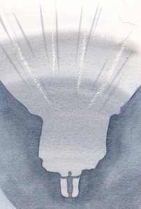 Pamiętam, jak wyraźniej widziałem zakres mojej grzeszności i ogromnej świętości Boga, 2000 (w/c na papierze) autorstwa Elizabeth Wang
