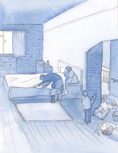 Pamiętam, że ukradłem moją wolę i karmiłem się Chrystusem, aby przeżyć, aby wykonywać codzienne obowiązki, 2000 (w/c na papierze) autorstwa Elizabeth Wang