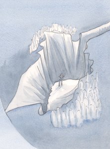 Widziałem, objawił, Jedyną Ofiarę złożoną dla wszystkich pokoleń, 2001 (w/c na papierze) autorstwa Elizabeth Wang
