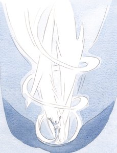 W Komunii Chrystus osłania duszę swoją chwałą, 2000 (w/c na papierze) autorstwa Elizabeth Wang