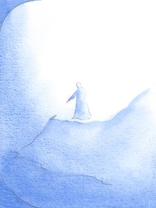 To tak, jakby Chrystus był tak hojny, że jest jak naczynie drogocennej maści. „Kropla” łaski może w nas zmienić, 2002 (w/c na papierze) autorstwa Elizabeth Wang