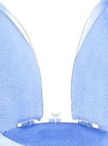 Żadna inna chwała poza Ofiarą Chrystusa jest godna Ojca, 2001 (w/c na papierze) autorstwa Elizabeth Wang