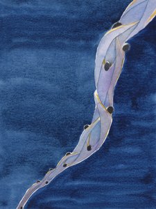 Nasze wstawiennictwo za Świętymi Duszami w Czyśćcu, w imię Jezusa, jest jak sznur, który ciągnie je do nieba, 2002 (w/c na papierze) autorstwa Elizabeth Wang