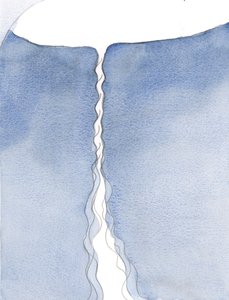 Nasza jedyna modlitwa w Chrystusie wznosi się aż do Nieba; jest jak pępowina życia i łaski w Niebie., 2001 (w/c na papierze) autorstwa Elizabeth Wang
