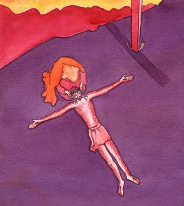 Najświętsza Maryja Panna była z Chrystusem pod koniec Jego życia, 2001 (w/c na papierze) autorstwa Elizabeth Wang