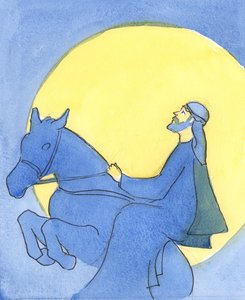 Pan udziela łask pokuty i nawrócenia na różne sposoby różnym duszom, 2004 (w/c na papierze) autorstwa Elizabeth Wang