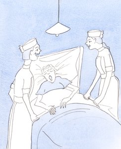 Wyjątkowe jednostki, bez względu na to, jak słabe, nigdy nie mogą być traktowane jako utrapienie lub zwykłe przedmioty litości, 2004 (w/c na papierze) autorstwa Elizabeth Wang