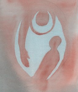 Ilekroć żałujemy za nasze grzechy, Bóg Ojciec obejmuje nas szybkim ruchem przebaczenia, 2001 (w/c na papierze) autorstwa Elizabeth Wang