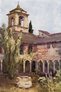 Klasztor Piona, jezioro Como (kolor lito)