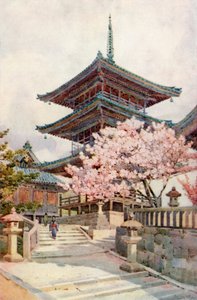 Pagoda, Kyomidzu (kolor lito) autorstwa Ella Du Cane