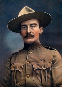 Pułkownik Baden-Powell, generał porucznik w armii brytyjskiej, 1902.