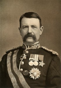 Generał porucznik Sir Charles Warren, G.C.M.G., 1900. autorstwa Elliott and Fry