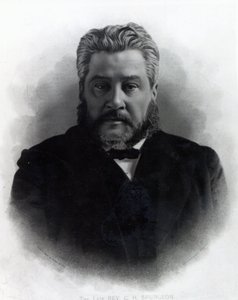Wielebny Charles Haddon Spurgeon, według fotografii Elliota und Fry