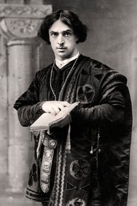 John Martin Harvey 1863-1944, angielski aktor, 1907.