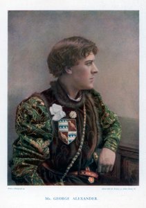 Sir George Alexander, angielski aktor i kierownik teatru, 1901.