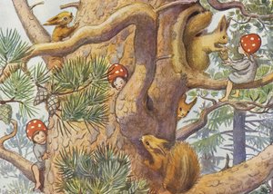 Elsa Beskow, „Dzieci skrzatów”, 1937, „Drzewo”
