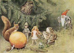 „Jajko słoneczne” (1932) autorstwa Elsa Beskow