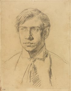 Portret Derwent Lees, ok. 1910-11 (ołówek na papierze) autorstwa Elsie McNaught