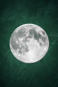 Mistyczny Zielony Księżyc autorstwa Ema Paraschiv