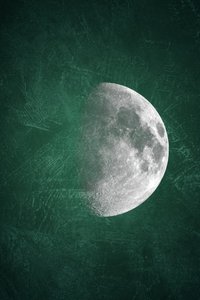 Teksturowany Kosmiczny Księżyc autorstwa Ema Paraschiv