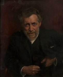 Portret profesora Edmunda von Hellmera autorstwa Emanuel Baschny