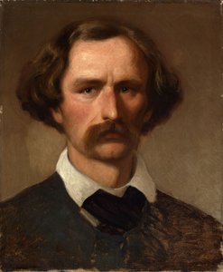 Portret malarza Carla Friedricha Lessinga autorstwa Emanuel Gottlieb Leutze