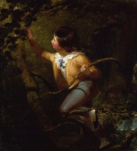 Gniazdowania ptaków, 1837. autorstwa Emanuel Gottlieb Leutze
