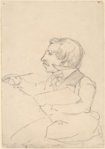 Eastman Johnson szkicowanie autorstwa Emanuel Gottlieb Leutze