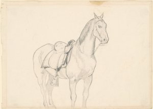 Koń autorstwa Emanuel Gottlieb Leutze