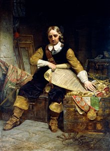 Oliver Cromwell, 1867 autorstwa Emanuel Gottlieb Leutze