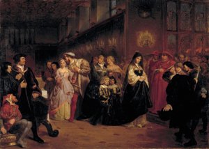 Zaloty Anny Boleyn, 1846.