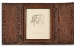 Moje siostry bliźniaczki (fotograwiura) autorstwa Emery Walker