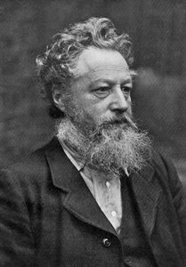 William Morris, angielski artysta, pisarz, działacz socjalistyczny i pionier ekosocjalizmu, 1911.
