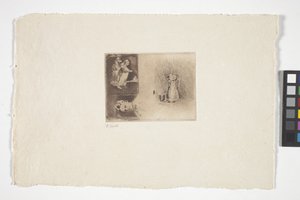 Trzy studia (tusz) autorstwa Emil Carlsen