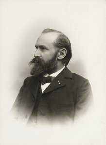 Portret kompozytora i organisty Otto Mallinga 1848-1915, ok. 1915 r. 1900. autorstwa Emil Hohlenberg